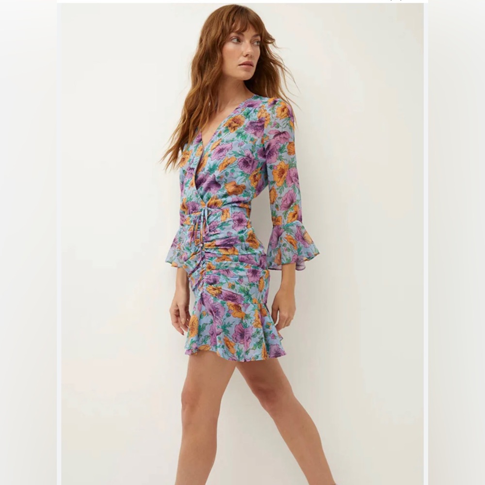 Veronica Beard SEAN FLORAL-PRINT DRESS